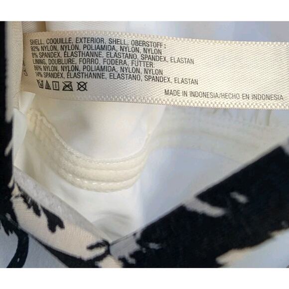 Anthropologie Mermaid Women's Tropical Palm Tree One Piece Swimsuit S/P Coastal - Picture 6 of 6